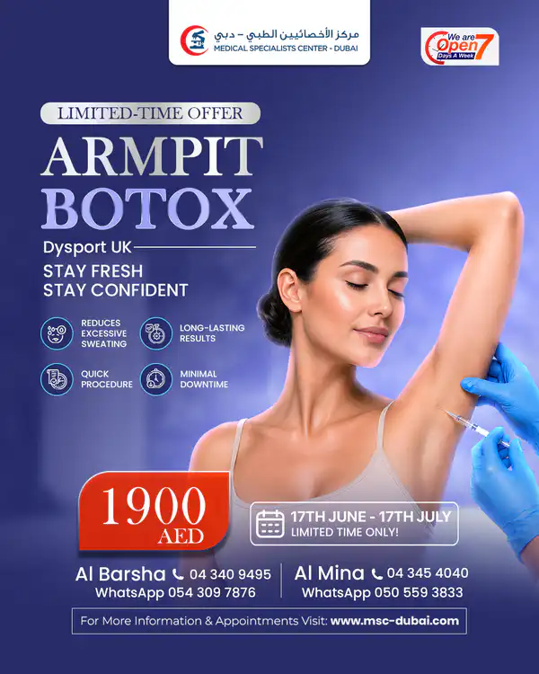 Armpit Botox Treatment 1 (Armpit) Botox Treatment